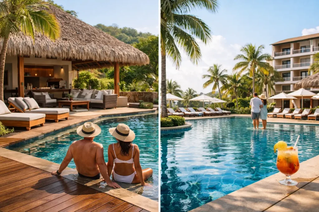 Villa privada o hotel: cuál te conviene