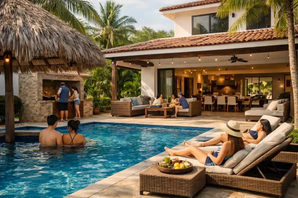Alojamiento con piscina Melgar para grupos