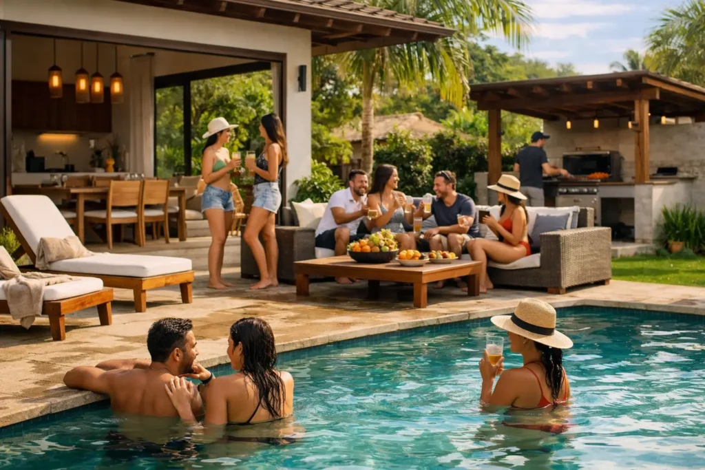 Fin de semana entre amigos con piscina privada