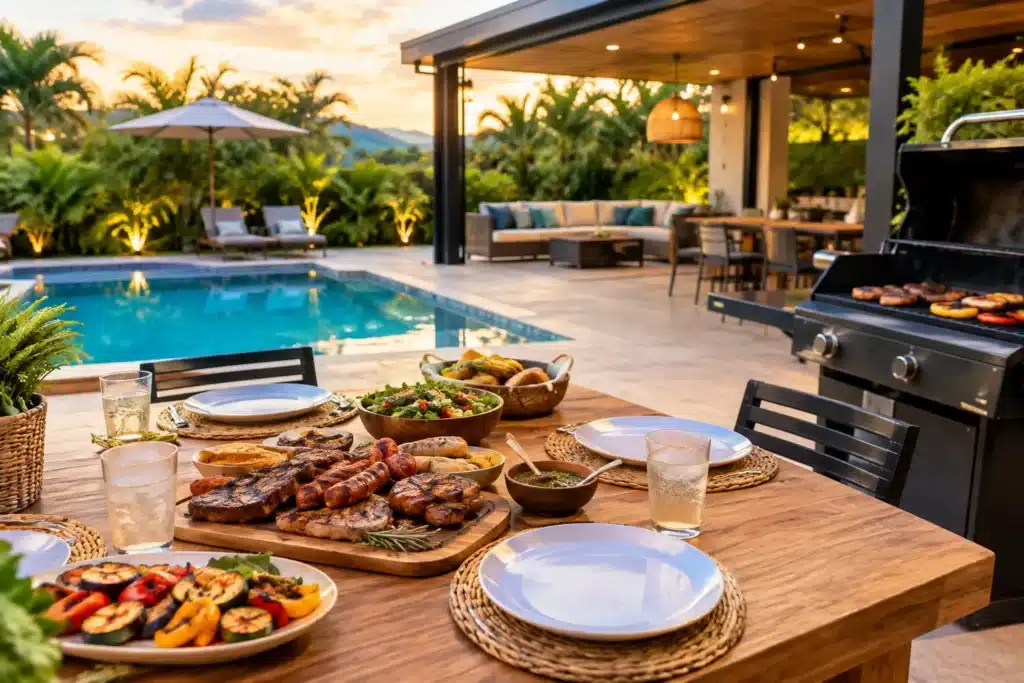 Cómo planear una parrillada en villa sin estrés