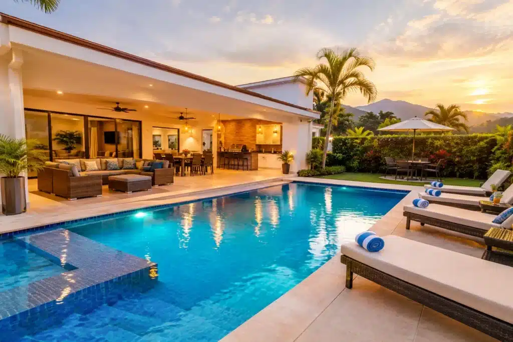 Review villa con piscina Melgar para grupos